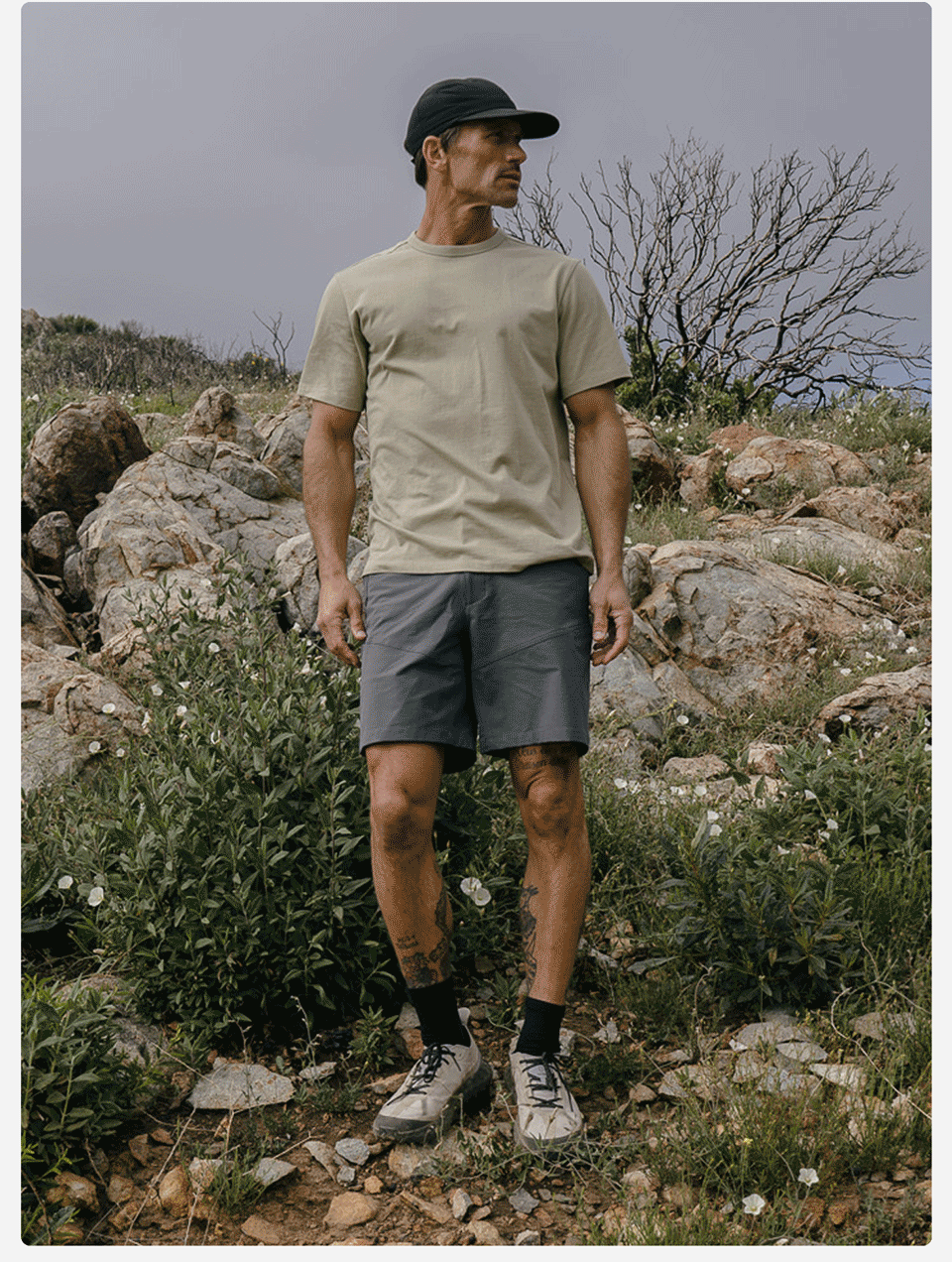 GIF Southern California Hike in Tactical Utility Shorts