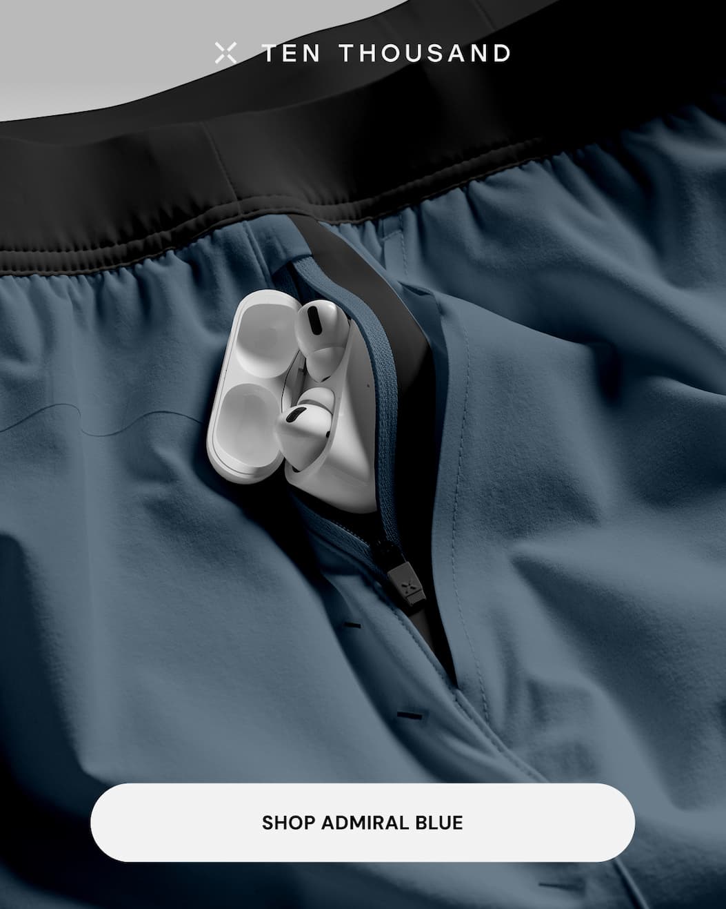 Shop Admiral Blue Interval Short