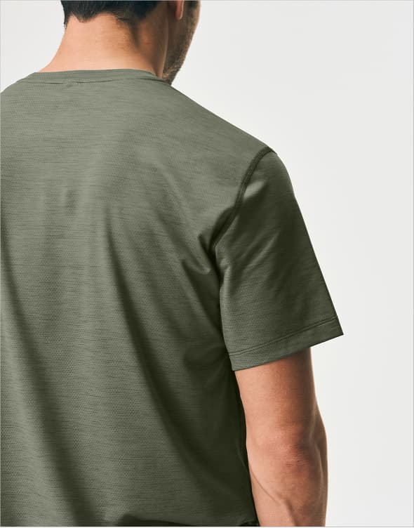 Back image of Fir Green Interval Shirt