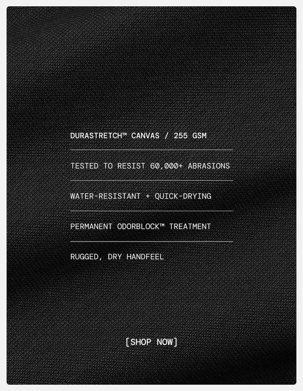 Fabric Image: DuraStretch Canvas