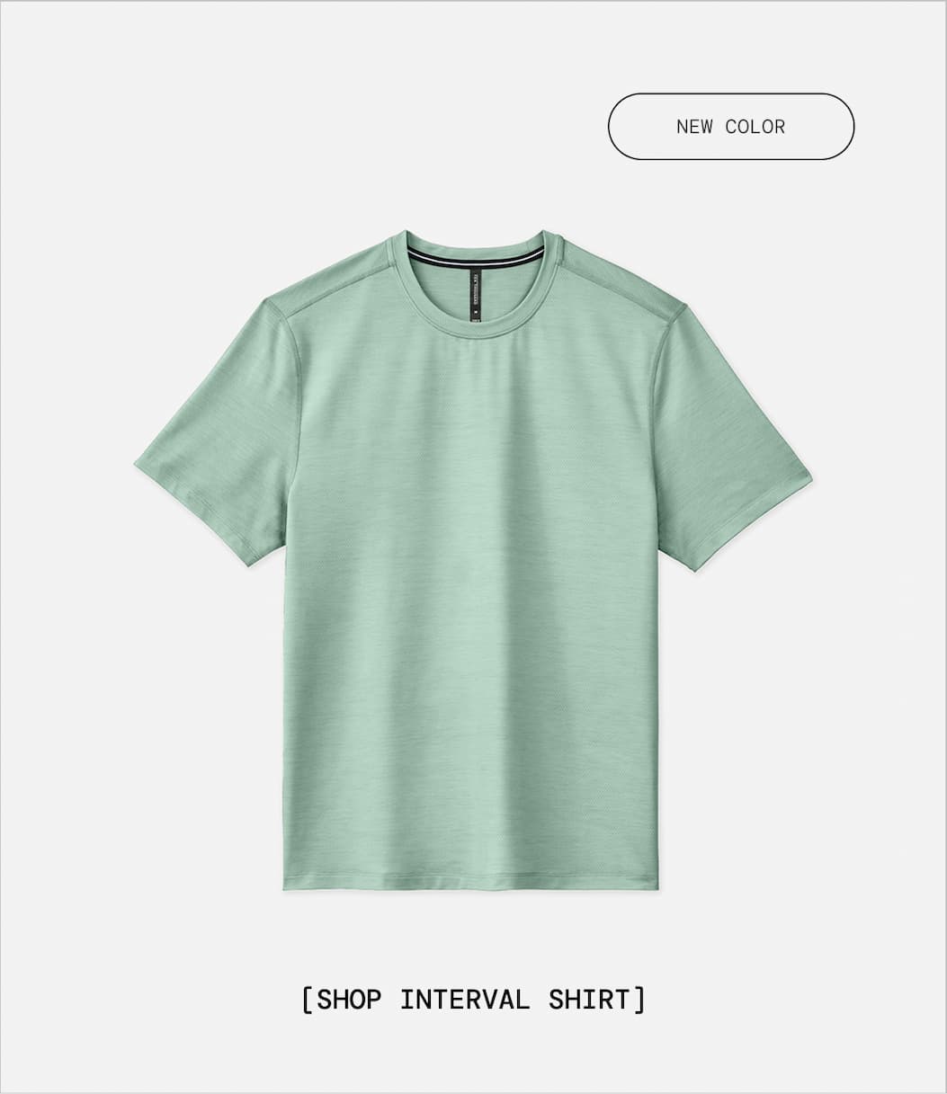 Shop Vapor Green Interval Training Shirt