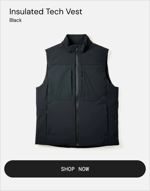 Shop the Black Insulated Tech Vest