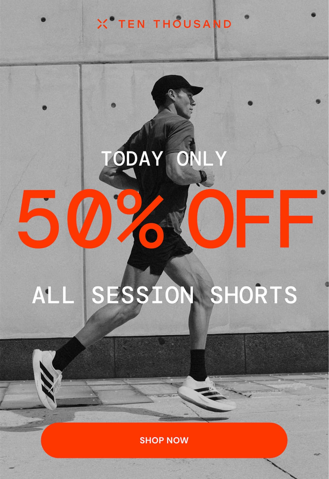Flash Sale: 50% Off Session Running Shorts