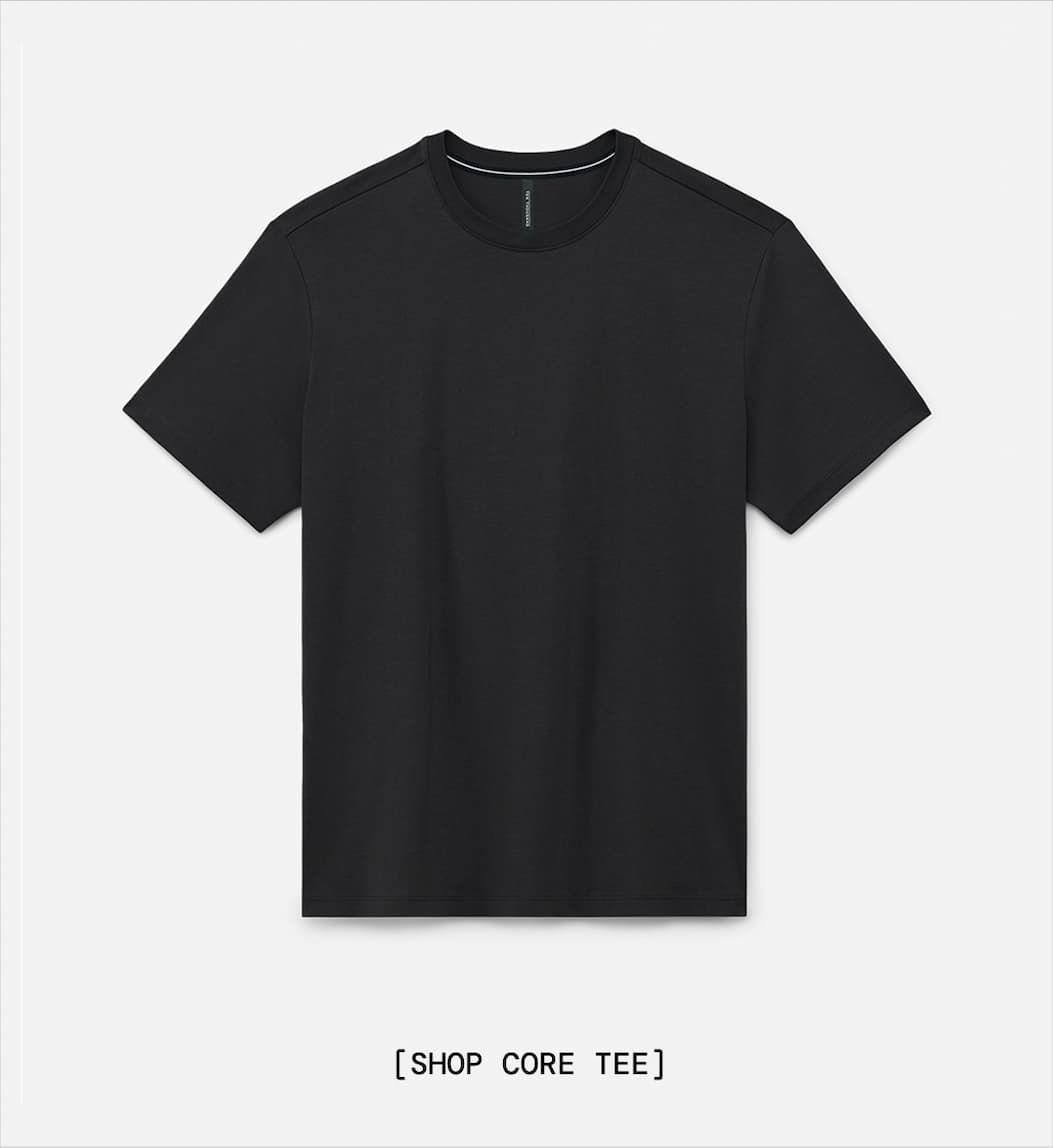 Shop Black 100% Cotton Core Tee