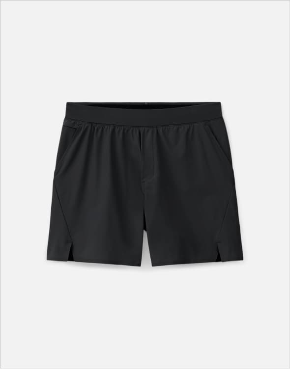 Shop Lined Black Interval Gym Short
