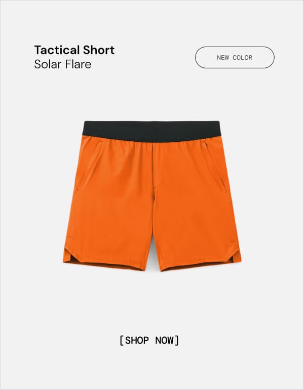Shop Solar Flare Orange Tactical Hike Short