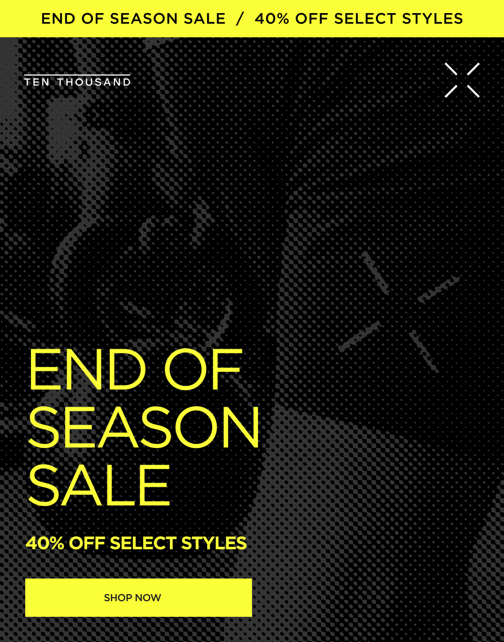 Newsletter content from tenthousand