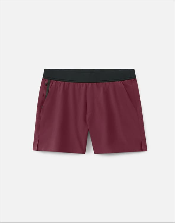 Shop Maroon Interval Short