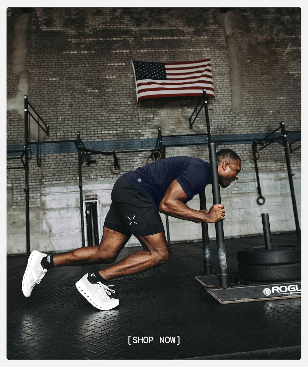American Flag Gym Training Lifestyle Image