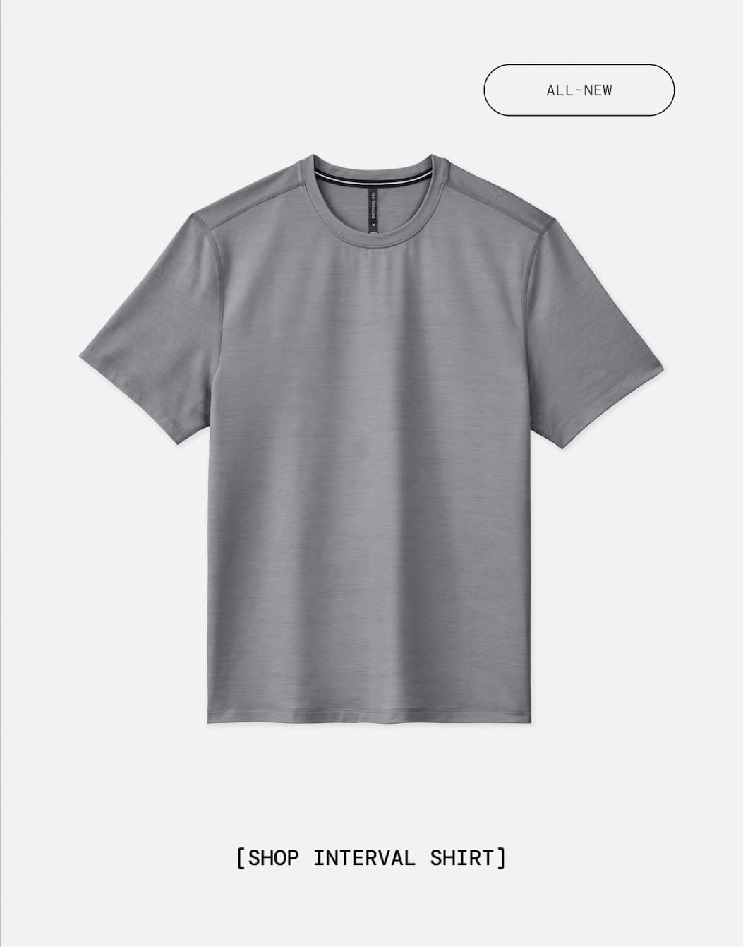New Color: Stone Interval Shirt