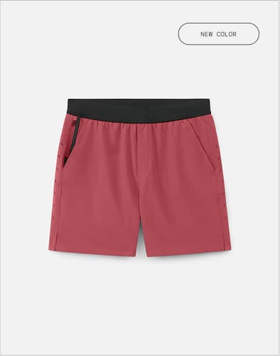 Shop Mesa Red Interval Short