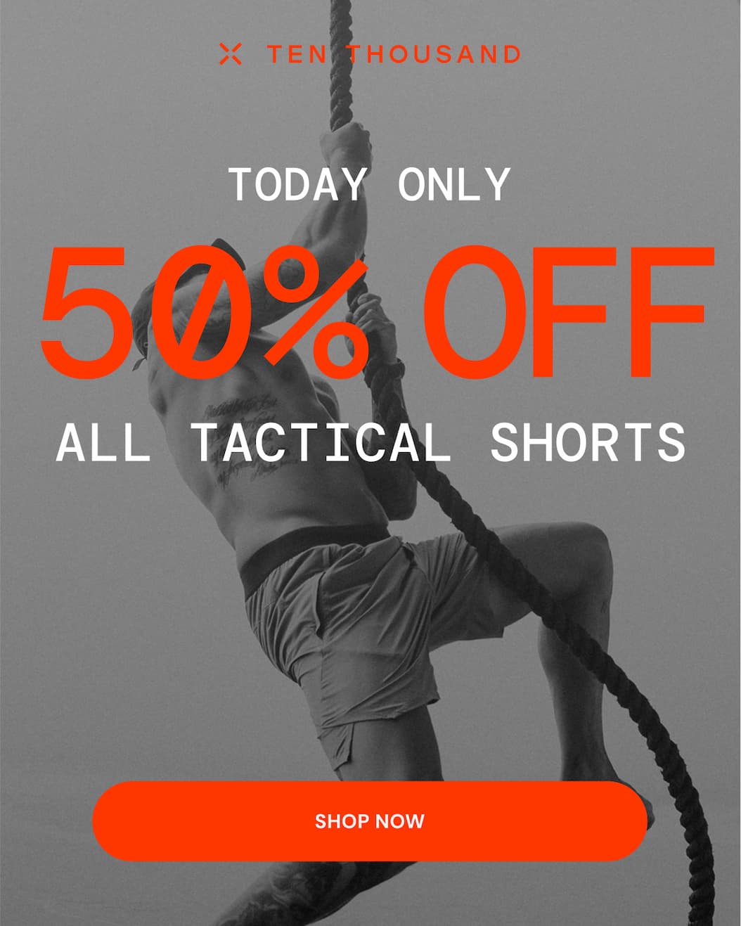Flash Sale: 50% Off Tactical Shorts