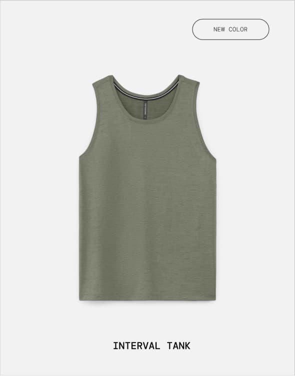 Shop New Fir Green Interval Tank Top