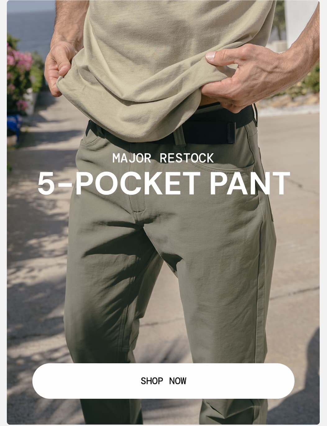 Major Restock: The 5-Pocket Pant