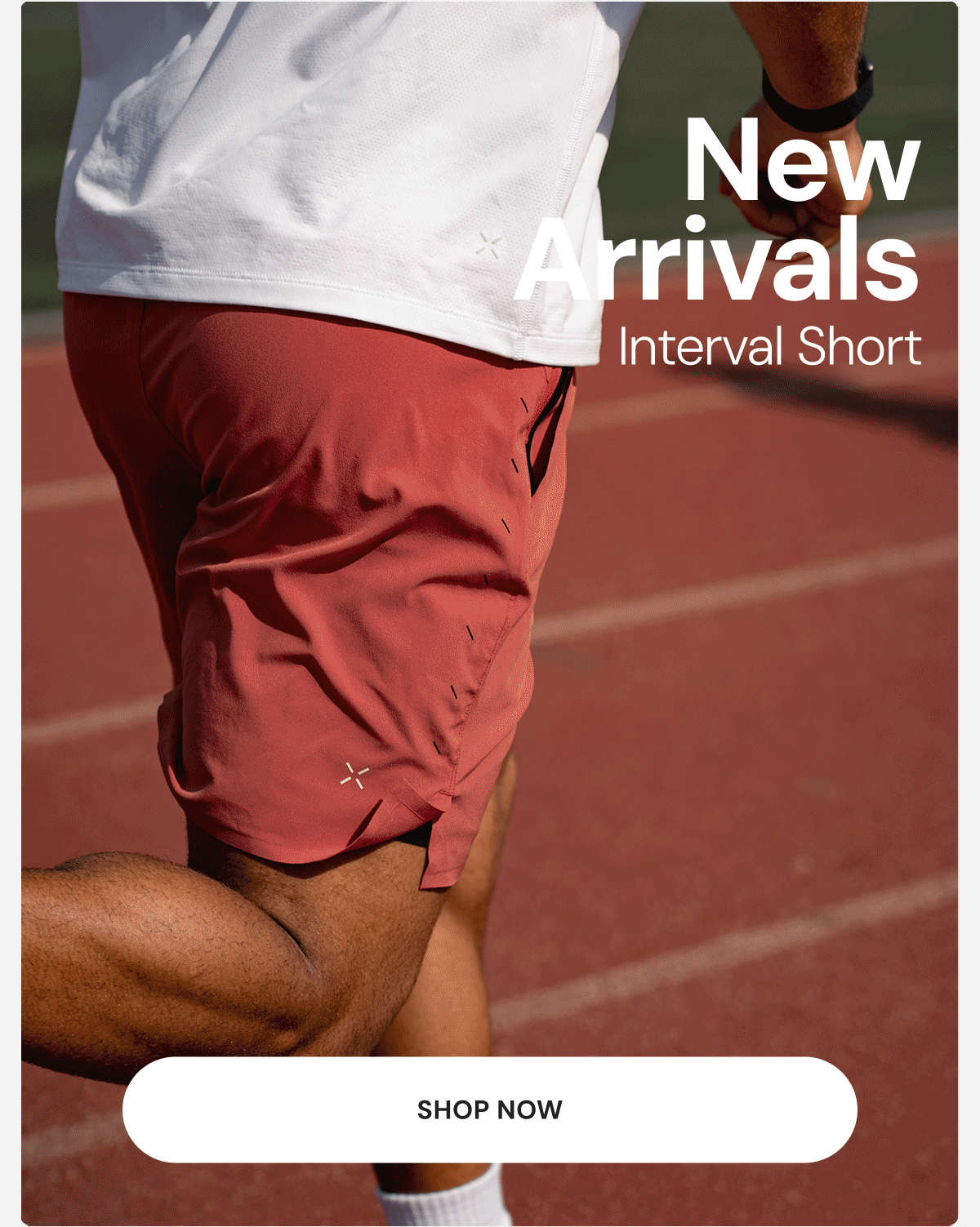 New Arrivals: Interval Short in Mesa Red and Fir Green