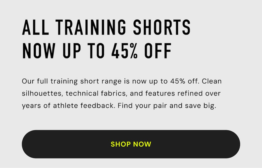 Shorts on Sale