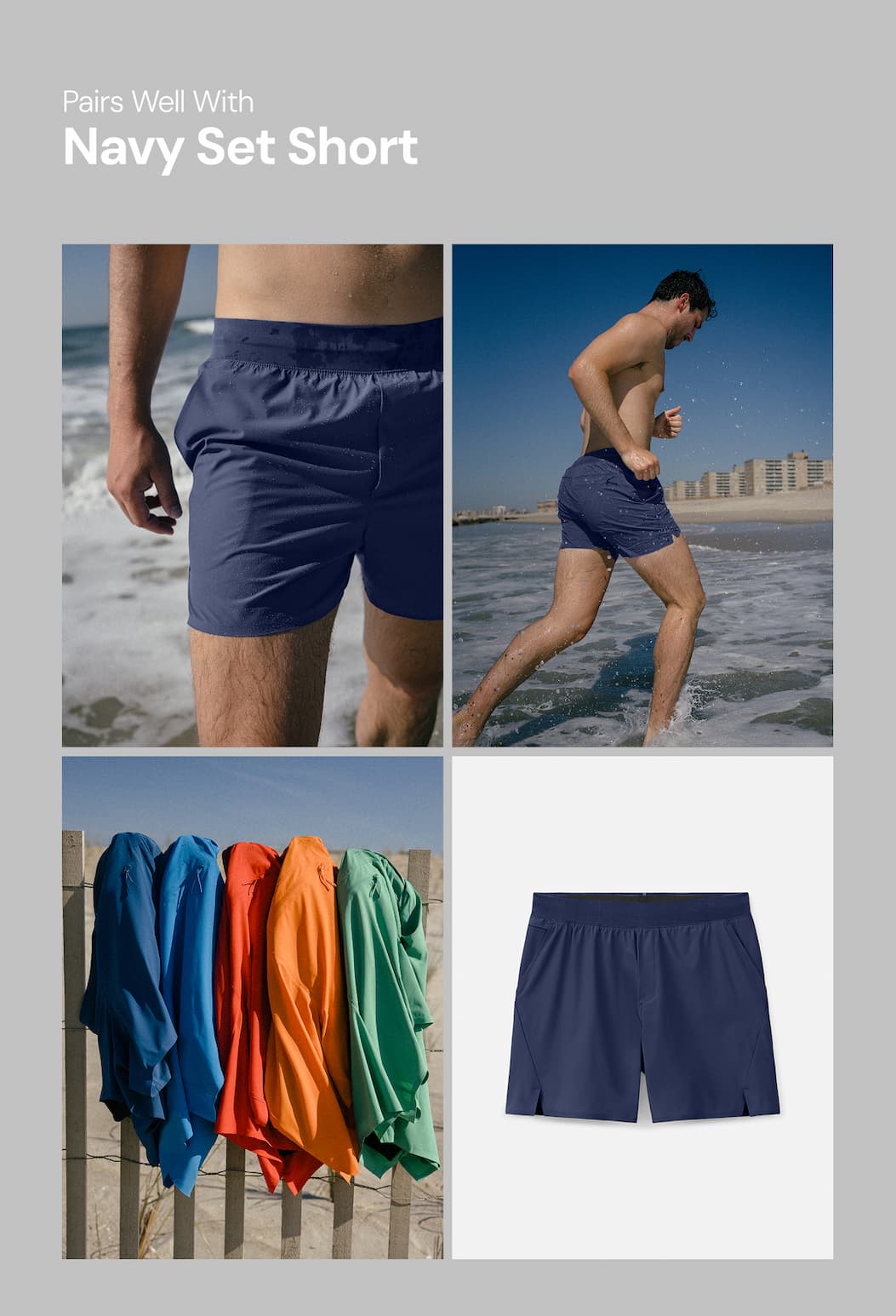 Pair With: Navy Set Short