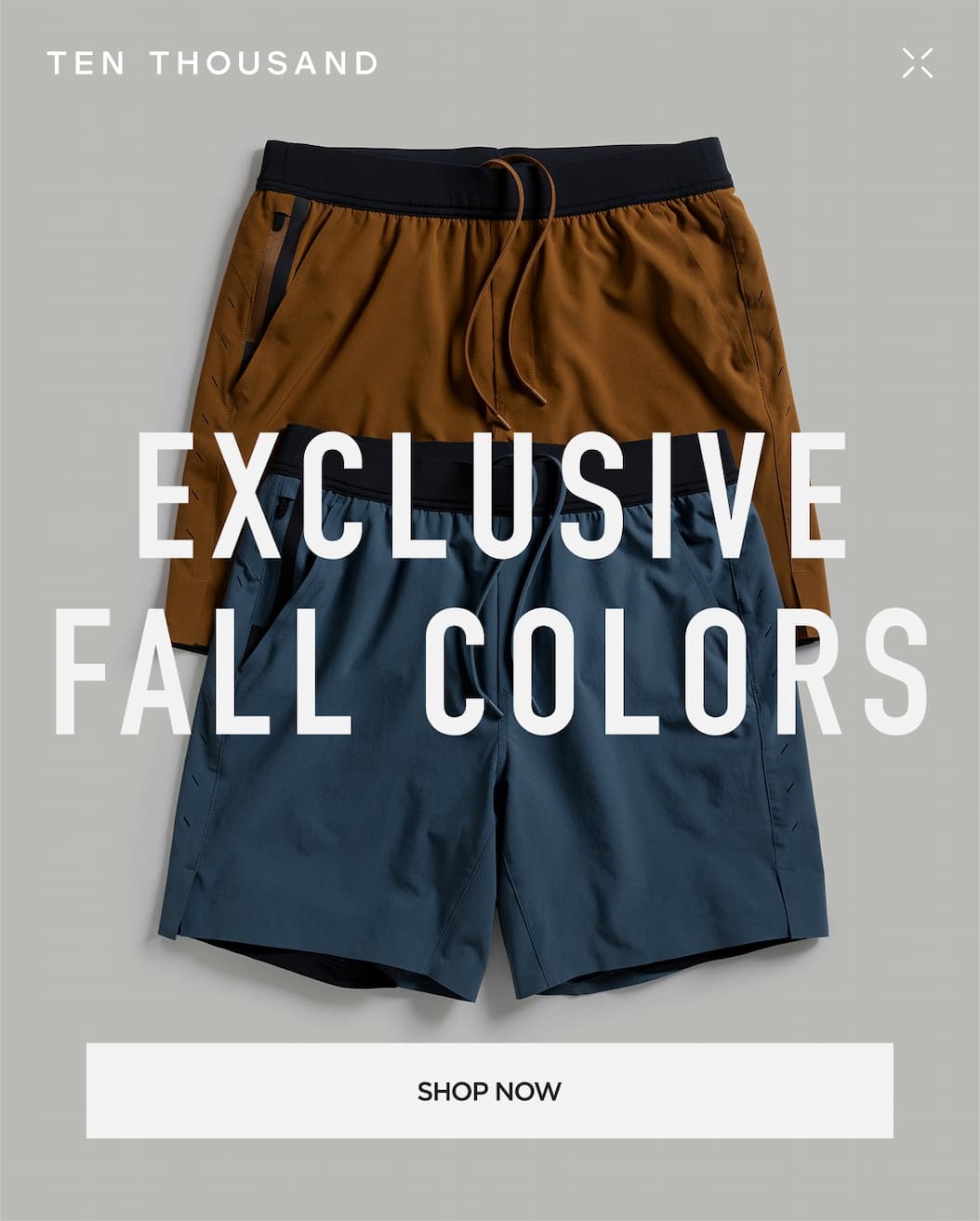 EXCLUSIVE FALL COLORS / INTERVAL SHORT | SHOP NOW
