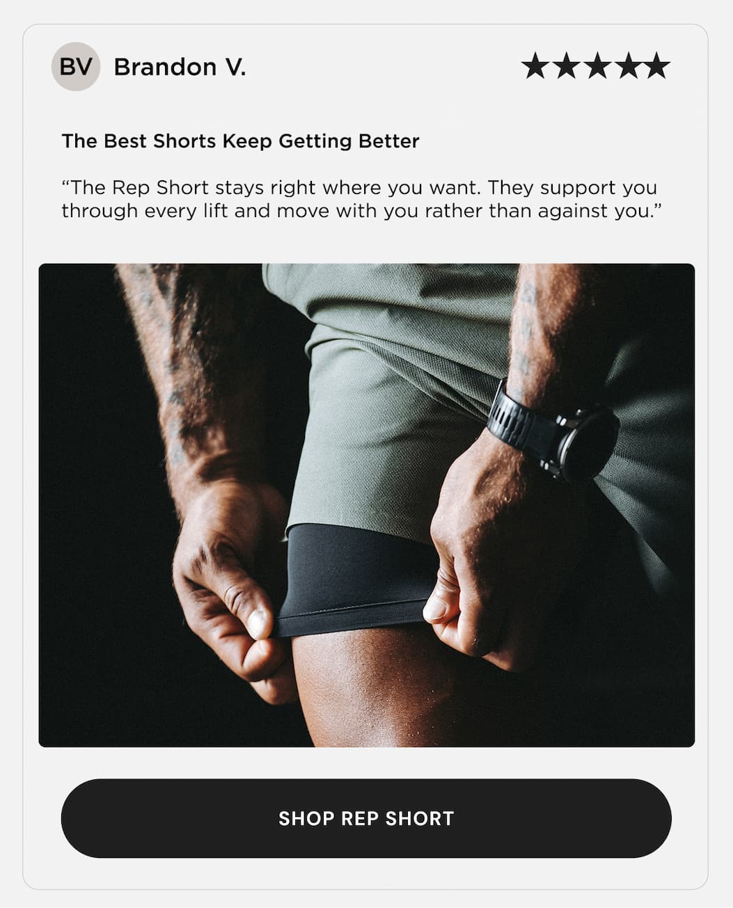 Brandon V 5 Star Review