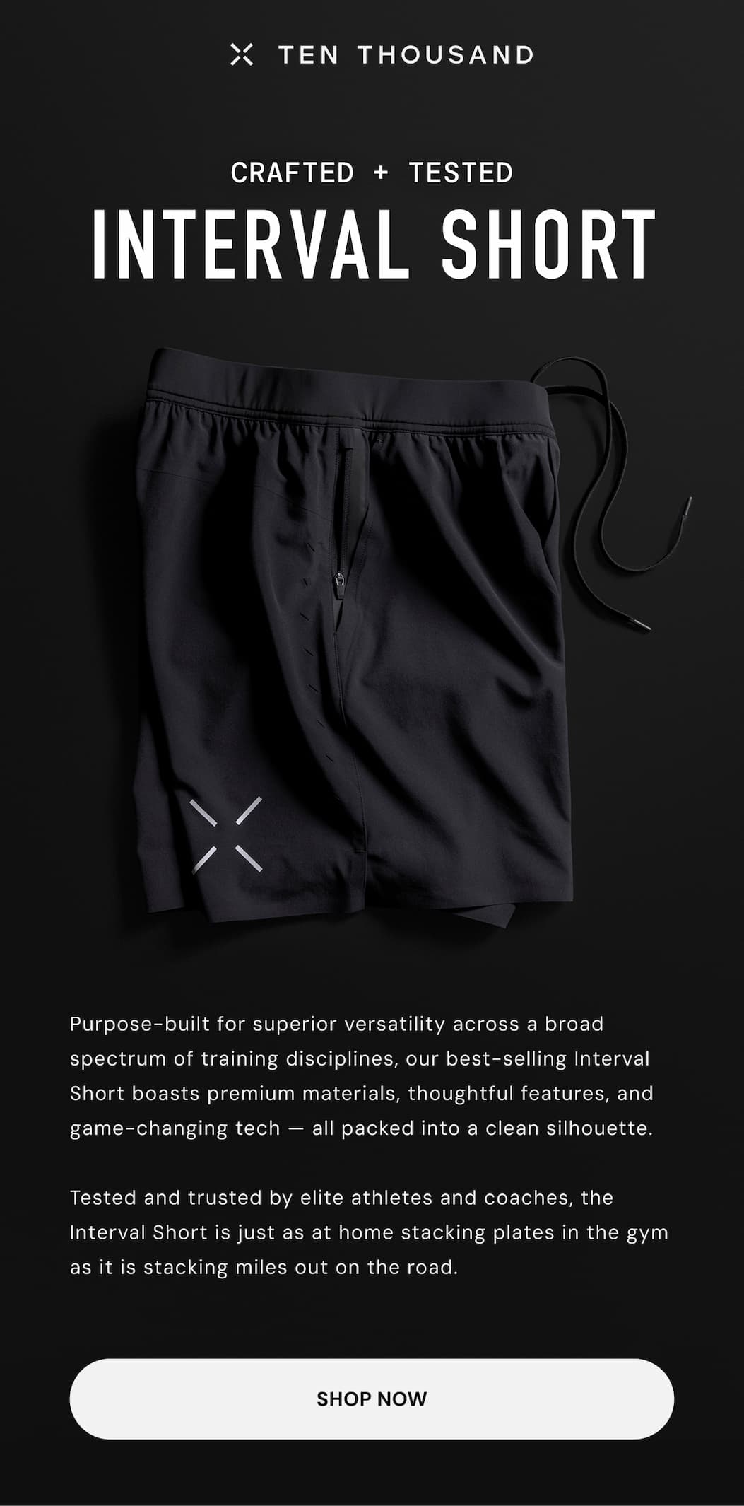 Crafted + Tested: Interval Short