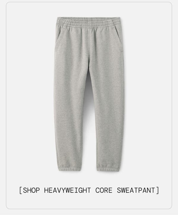 Product Image: Grey Heavyweight Core Sweatpants