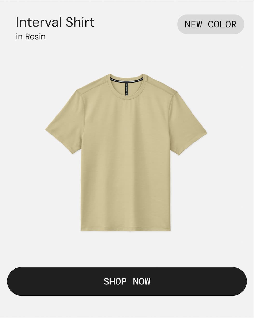 Interval Shirt Resin