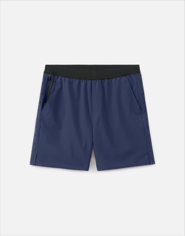 Shop Navy Blue Interval Gym Short