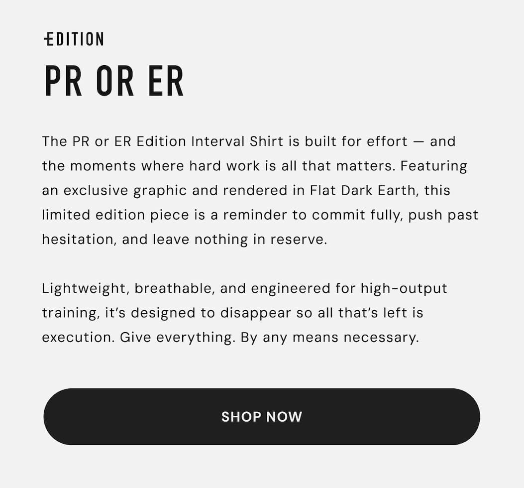 Edition Shirt Launch