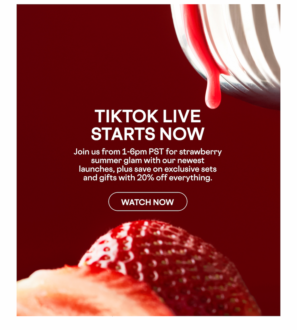 TIKTOK LIVE STARTS NOW