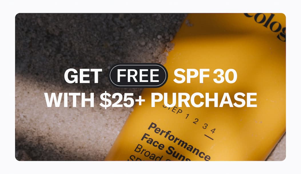 Free SPF with Purchase