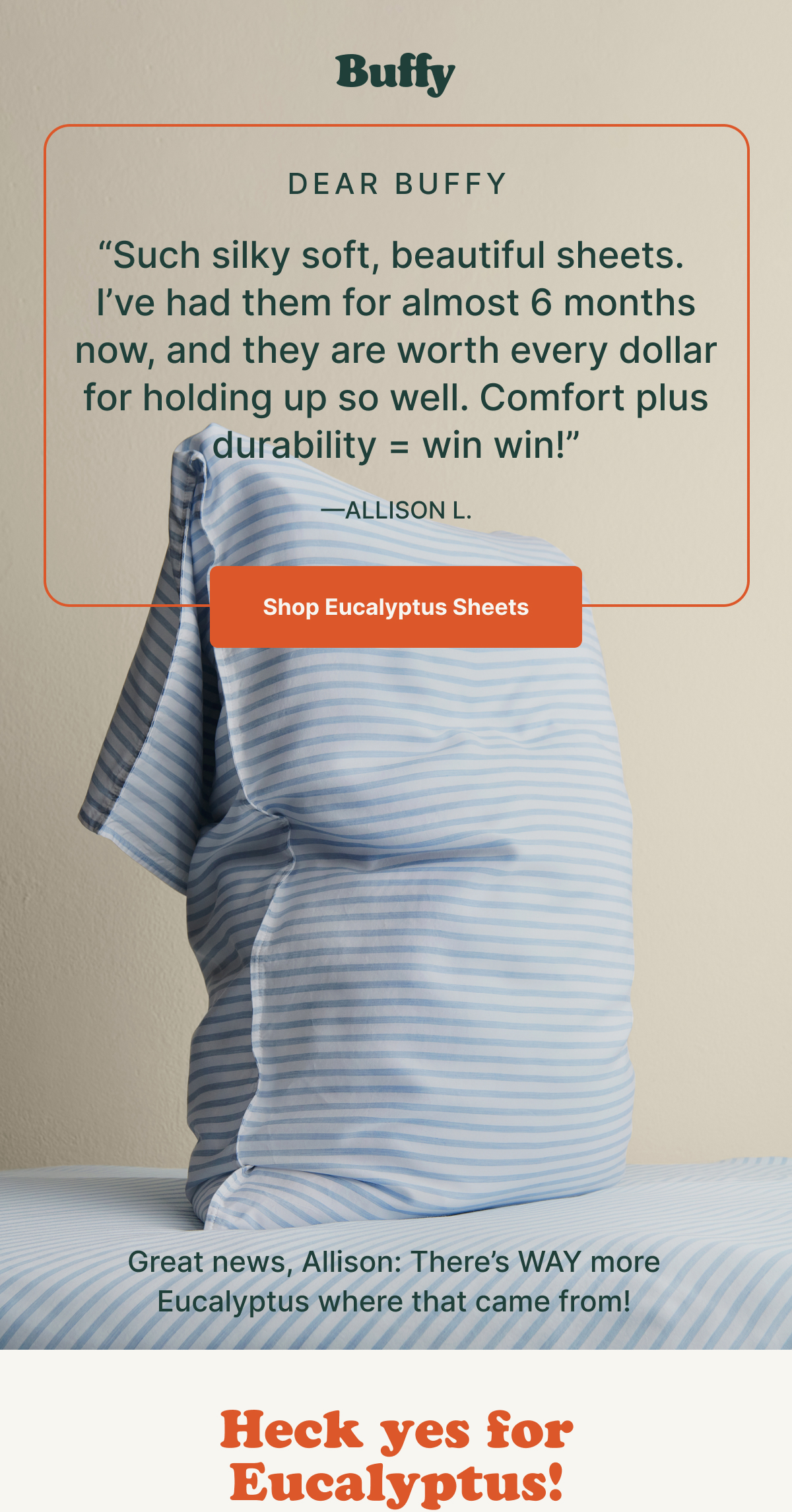 Shop Eucalyptus Sheets
