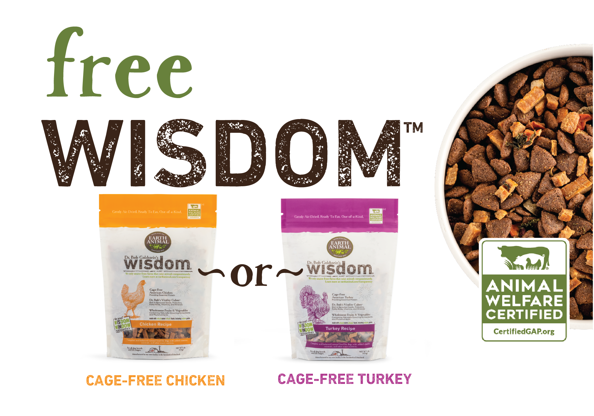 Free WISDOM™. Your 🐕 has GOT to try this! Earth Animal