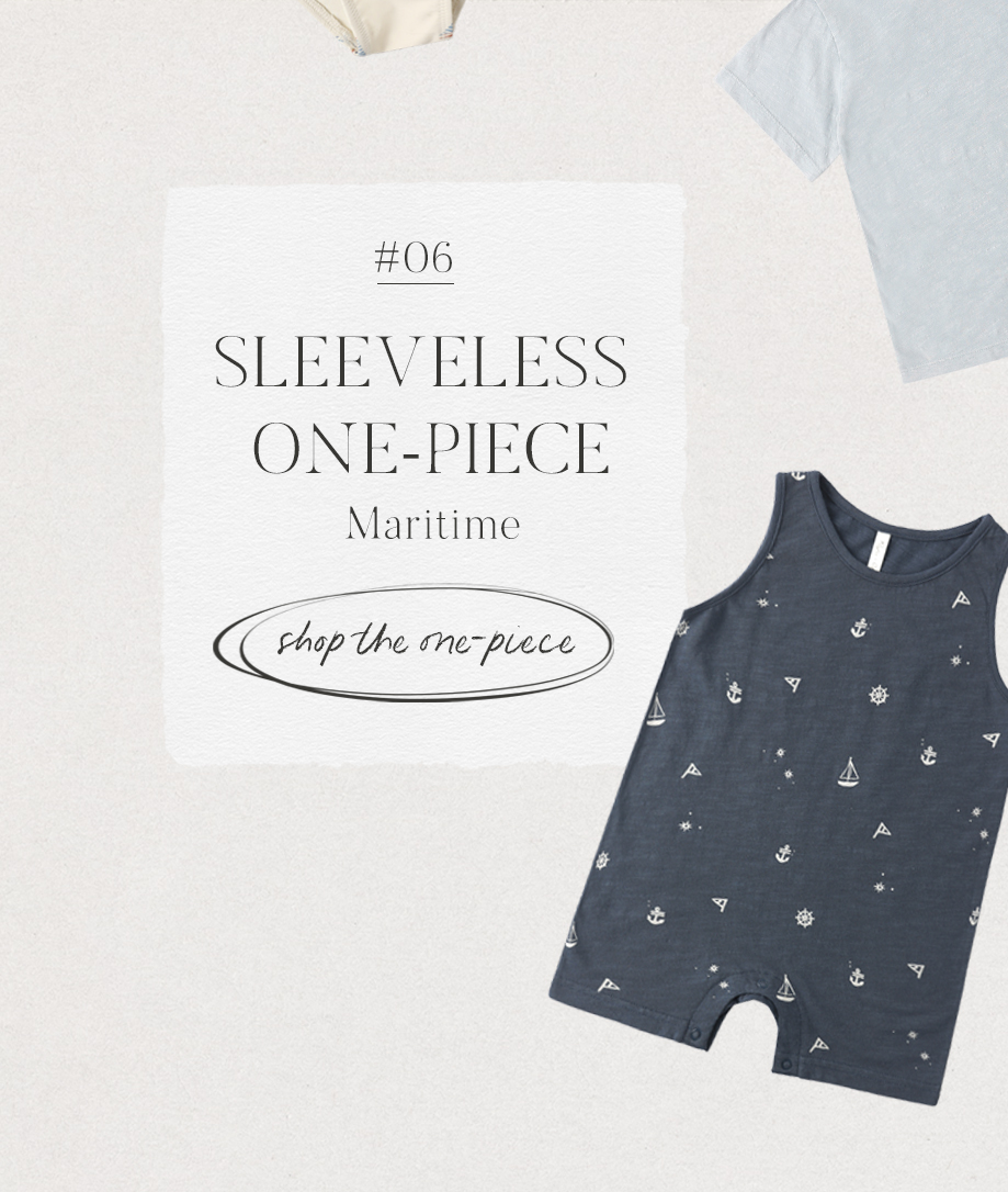Sleeveless One-Piece Maritime