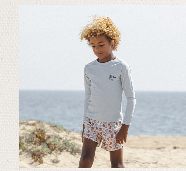 Long Sleeve Rashguard Light Blue