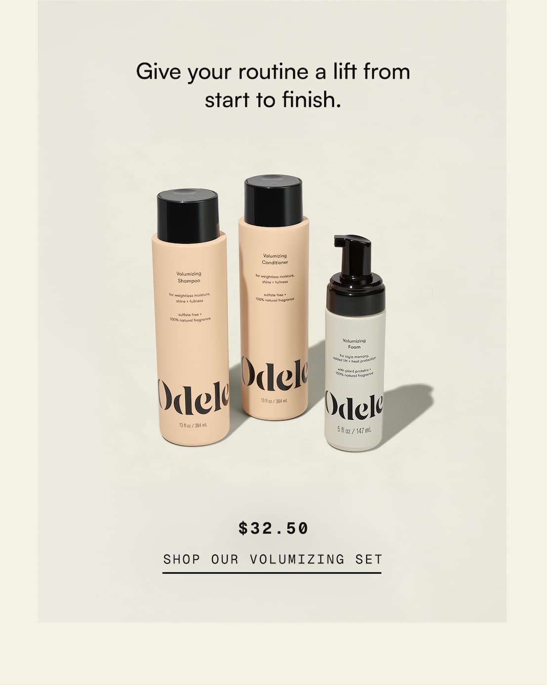 Save with our Volumizing set