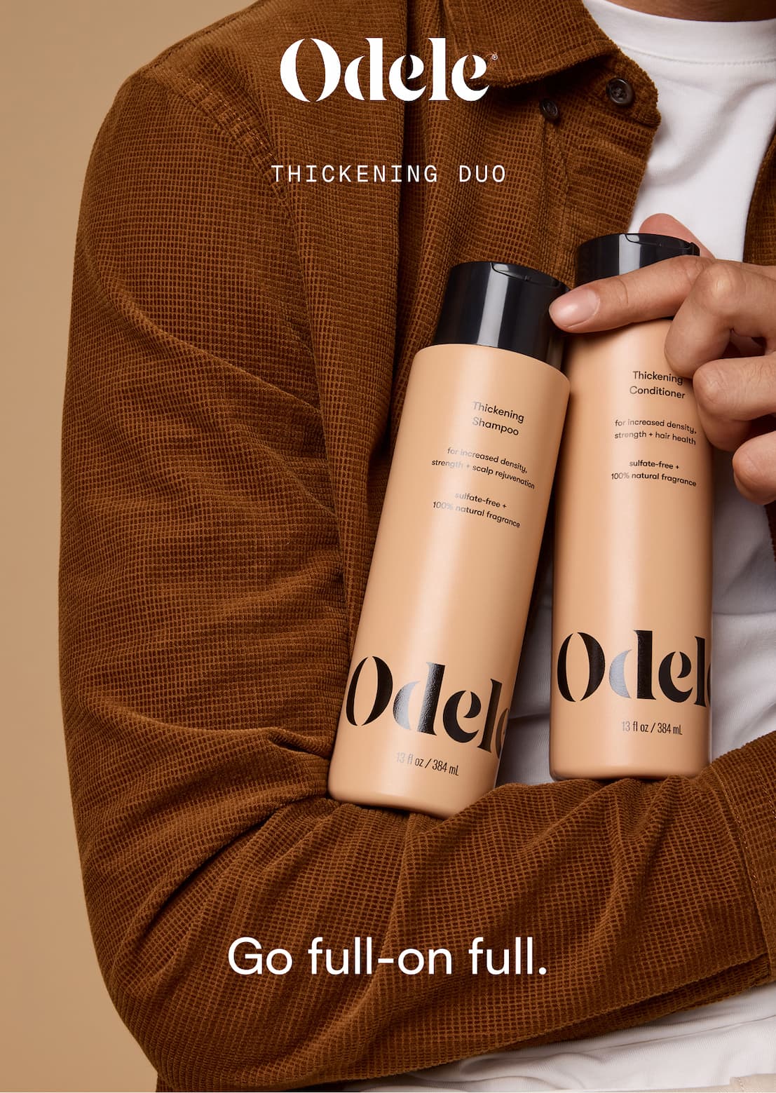 Odele Thickening routine with male model