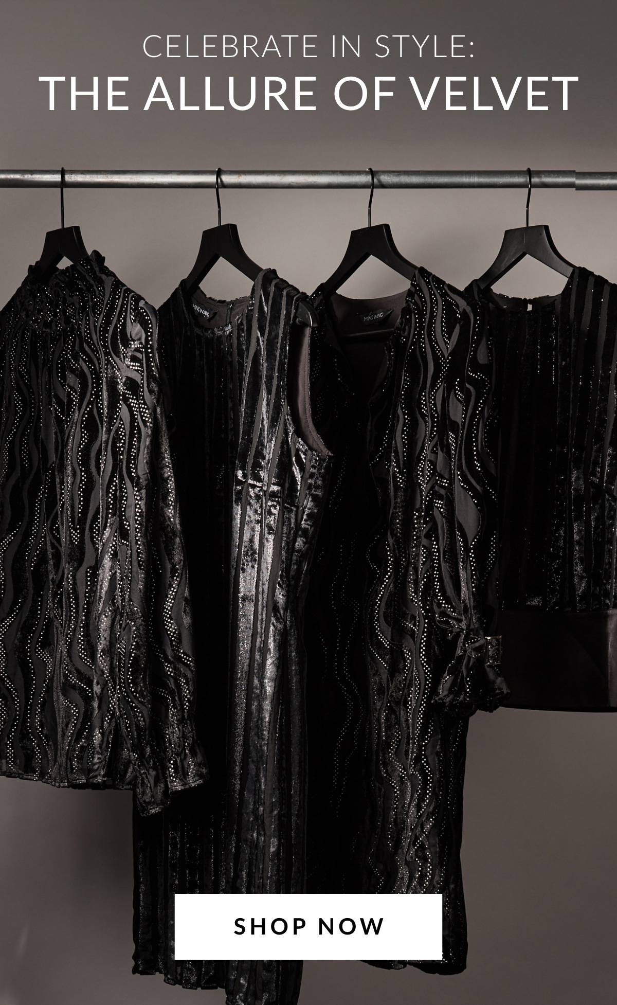 CELEBRATE IN STYLE: THE ALLURE OF VELVET - SHOP NOW >>