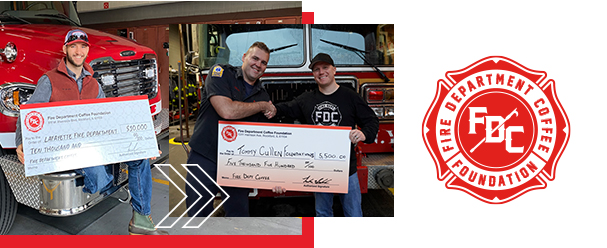 Fire Department Coffee Foundation. Giving back to sick and injured first responders.