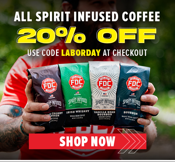 All Spirit Infused Coffee 20% Off with code LABORDAY at checkout.