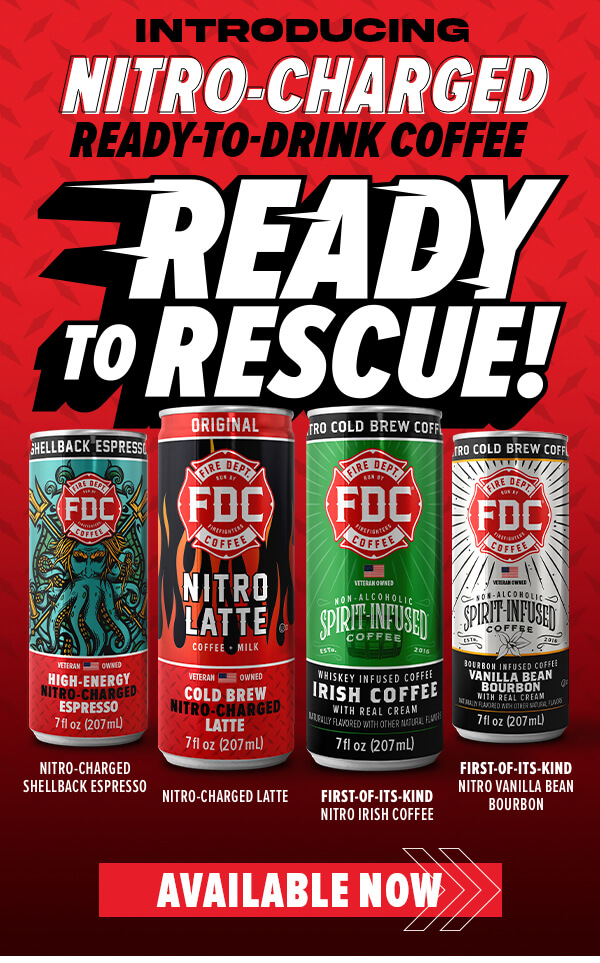 Introducing Nitro-Charged, Ready to Drink Coffee. Shop Now.