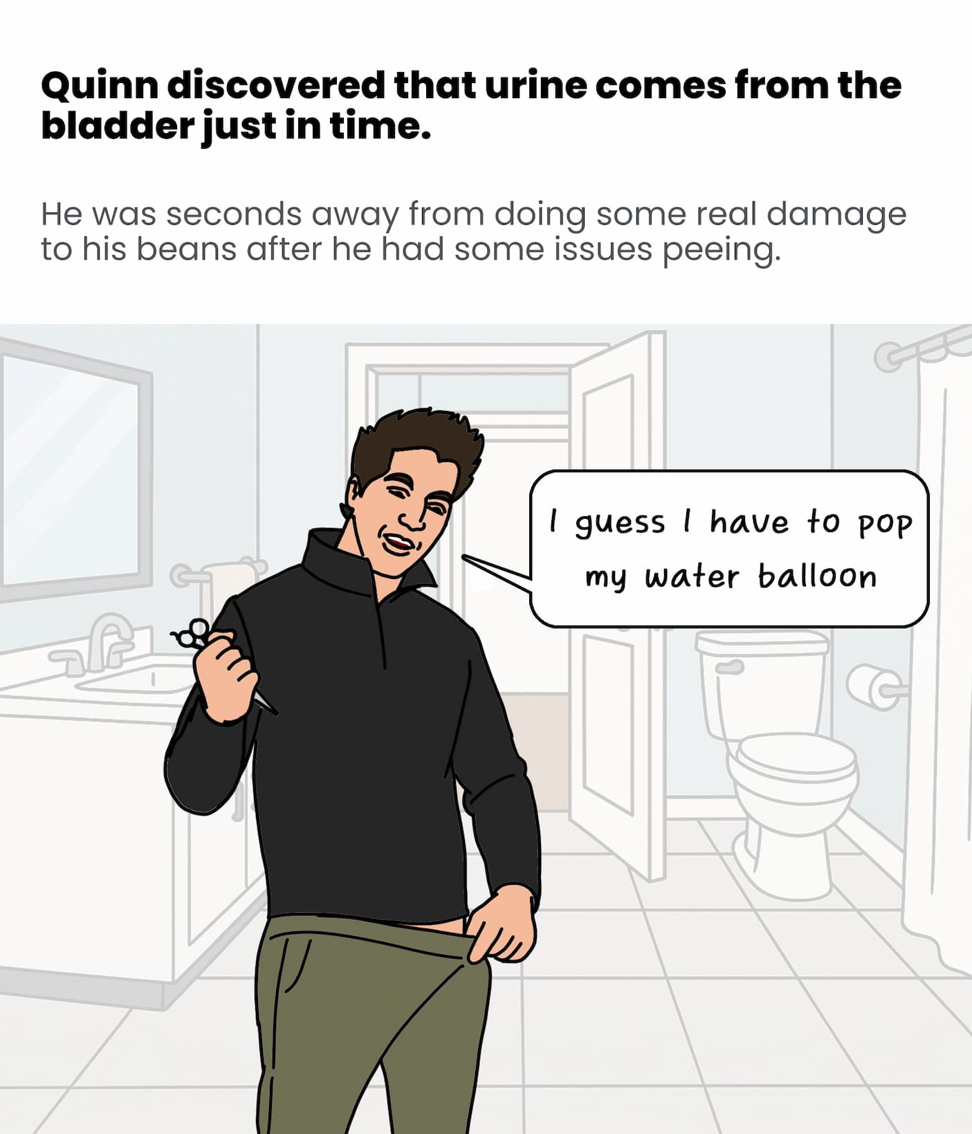 Quinn escaped irreversible damage just in time