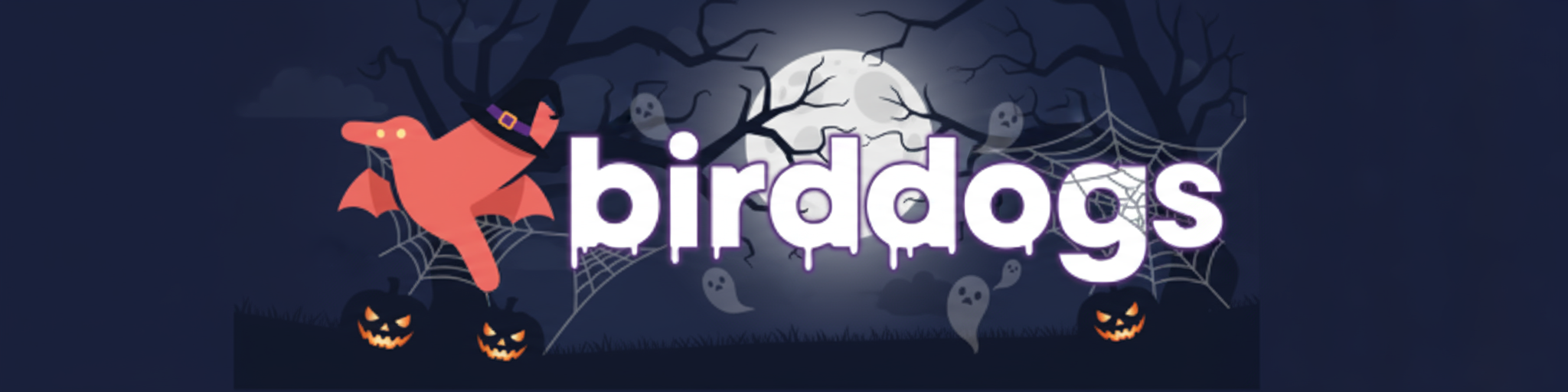 an image of a halloween scene with a full moon and bats