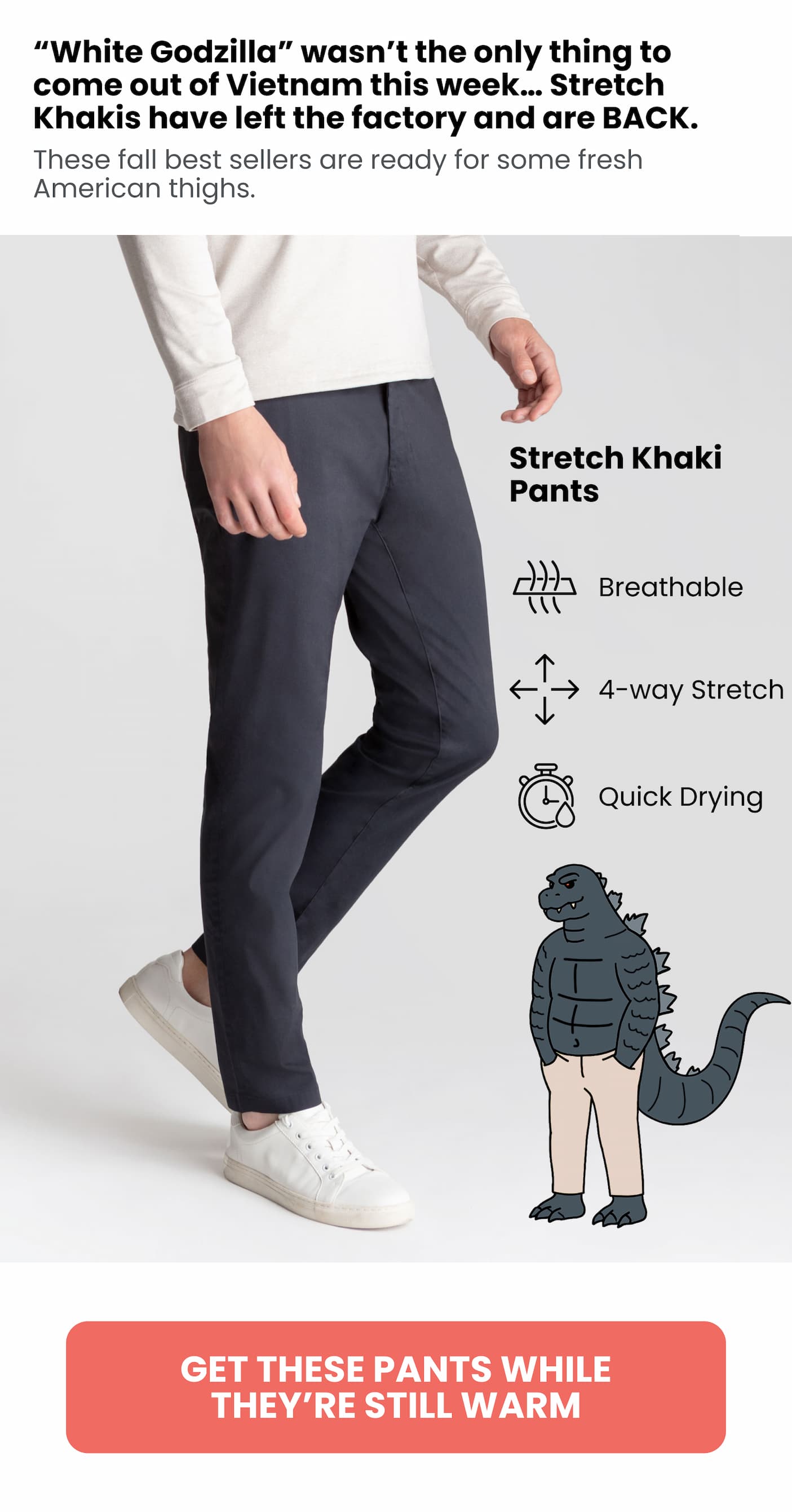 Quinn wears these things for everything.