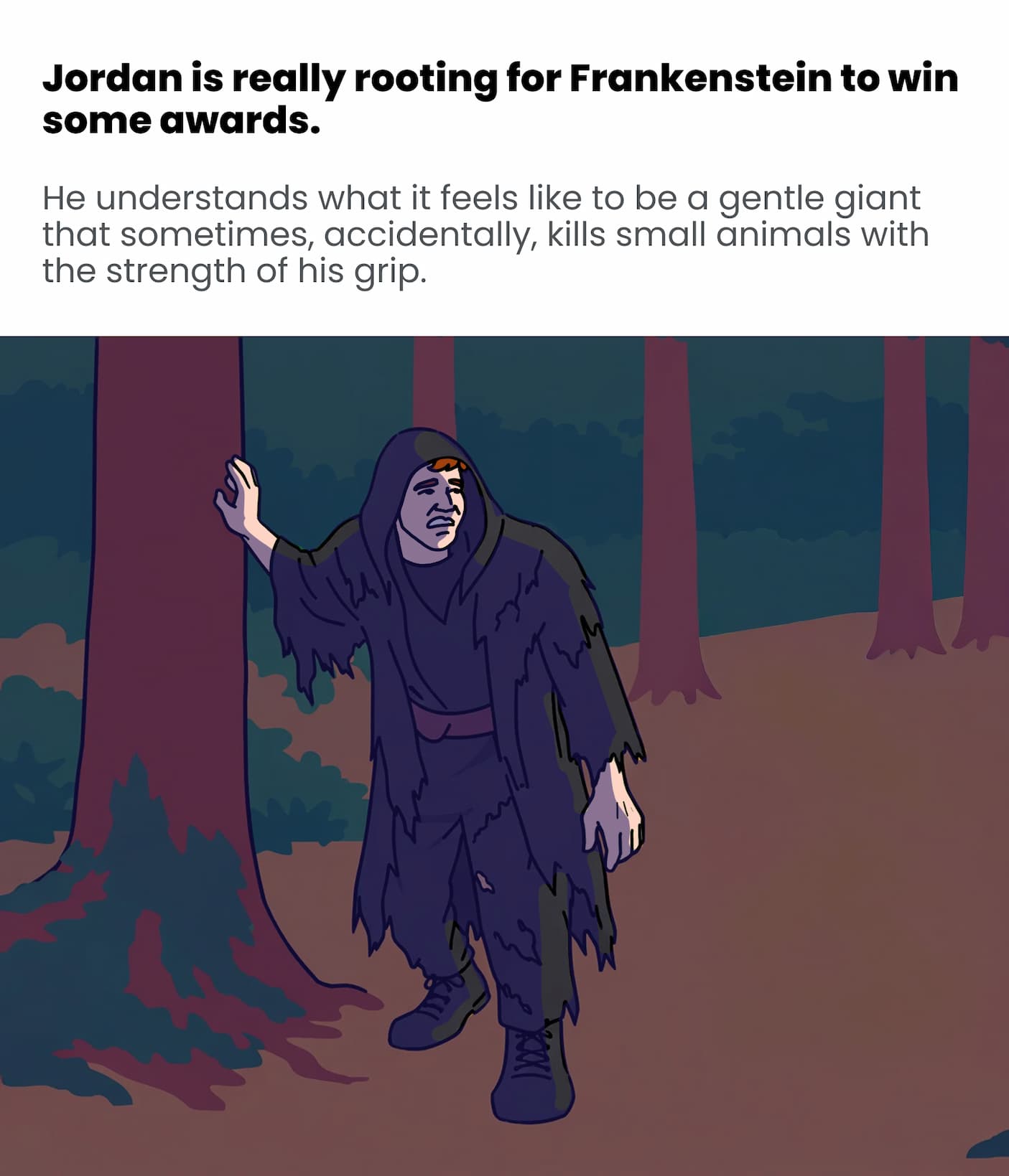 Jordan is rooting for Frankenstein