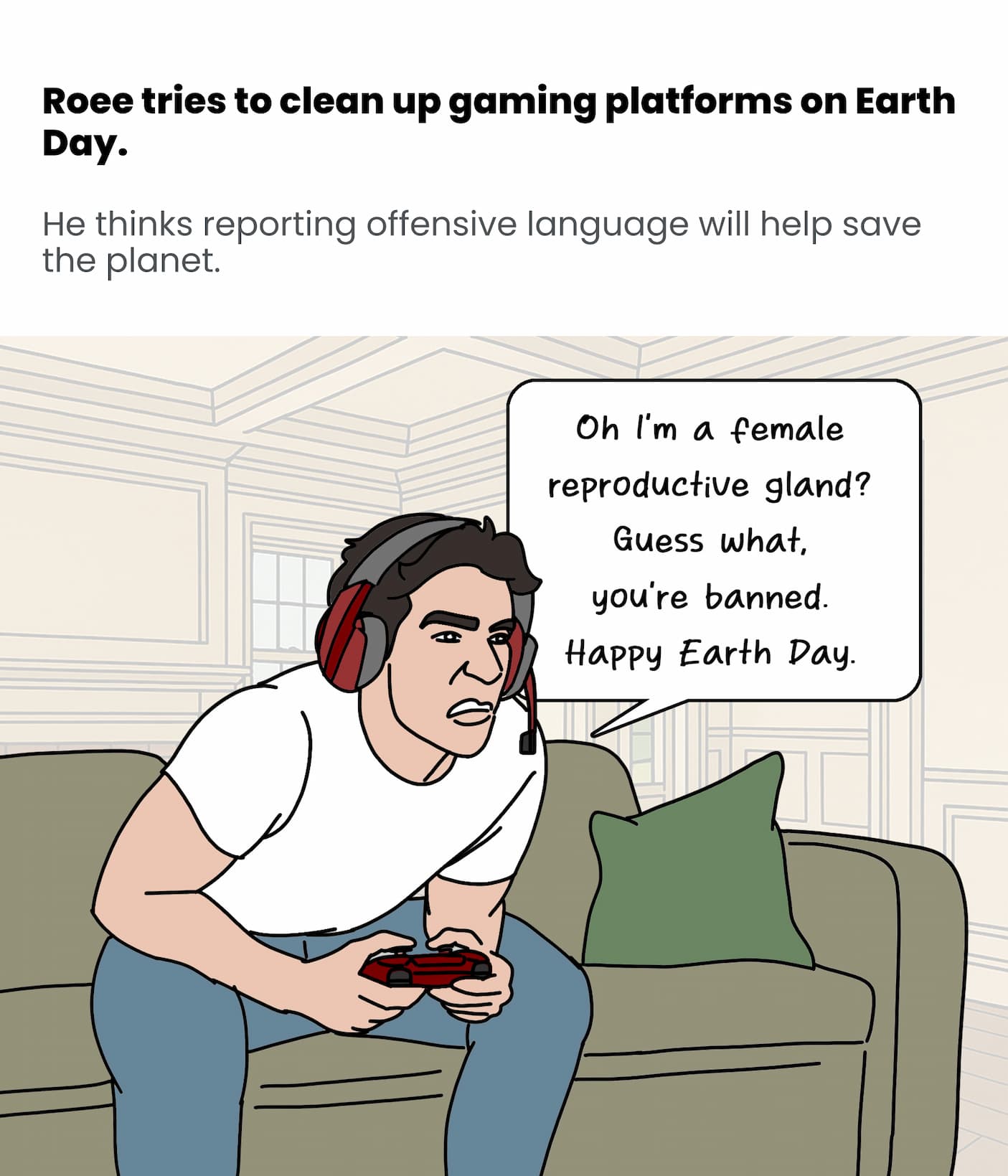 Roee tries to clean up gaming platforms