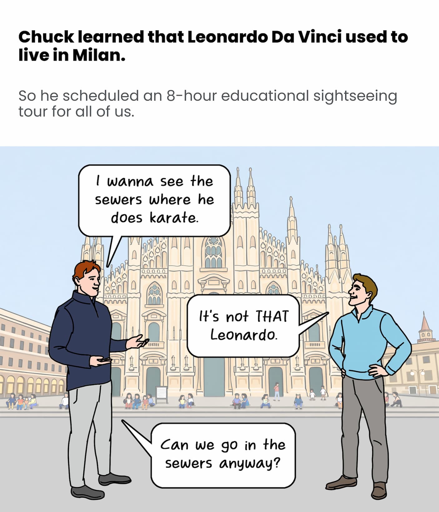 Leonardo is Jordan's favorite