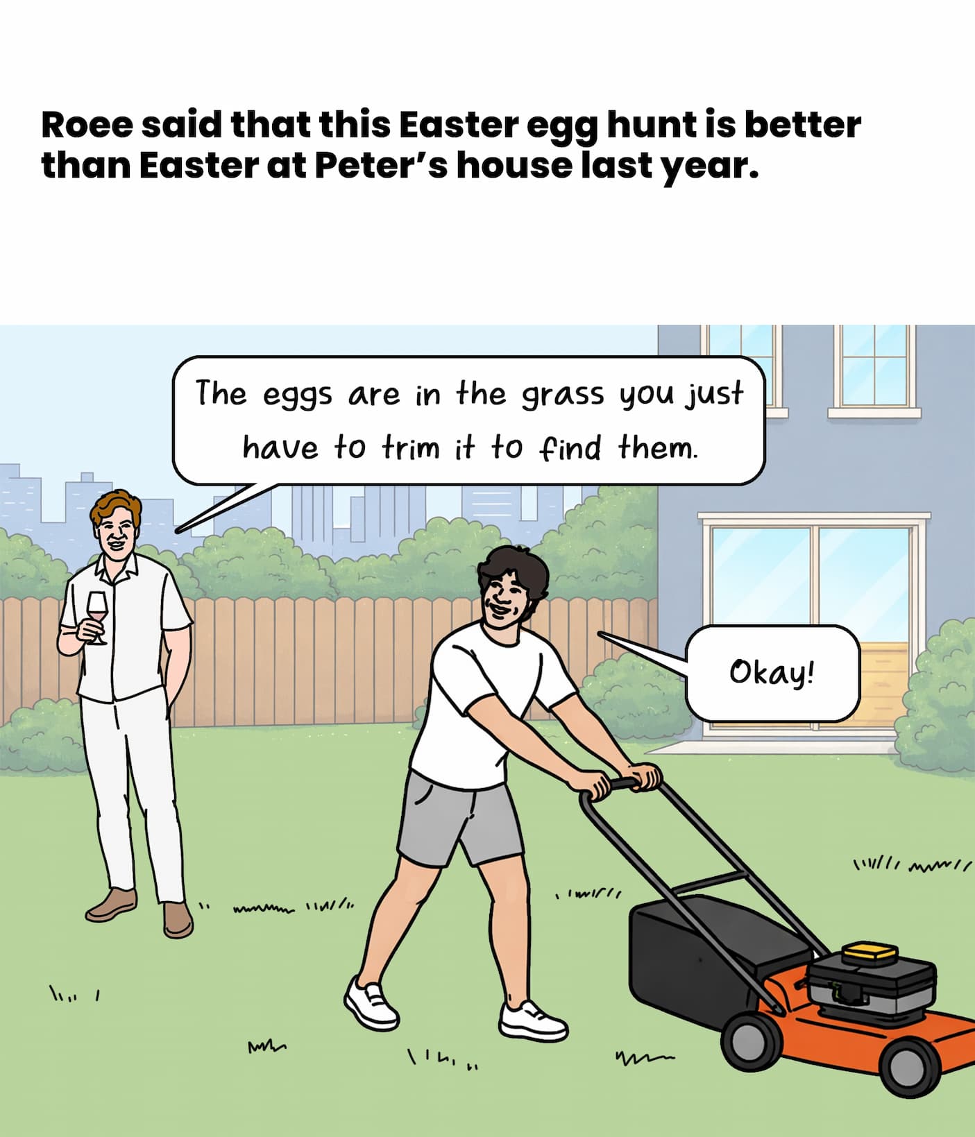 Roee said this year was better than last year