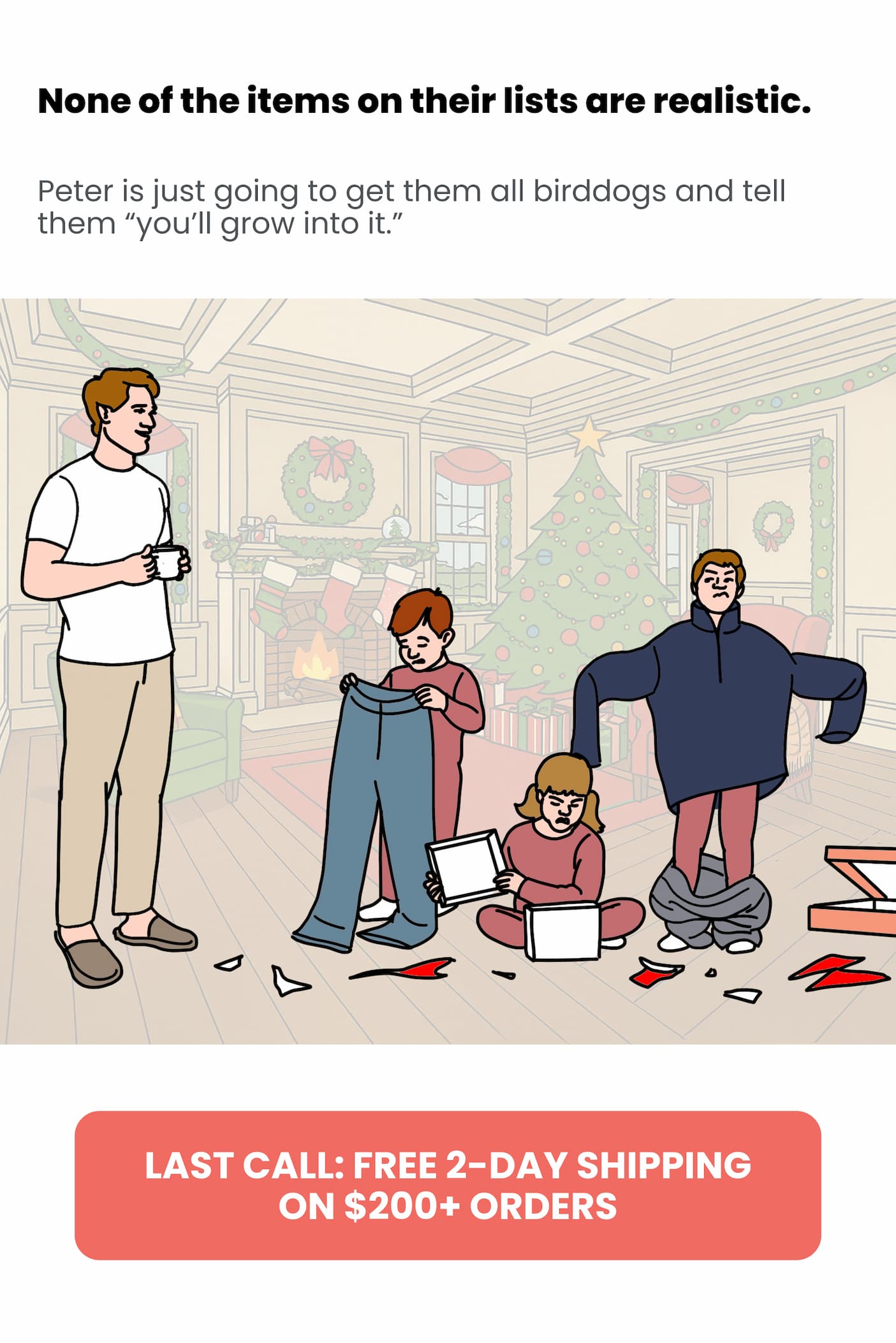 LAST CALL: Free 2-Day Shipping on $200+ Orders