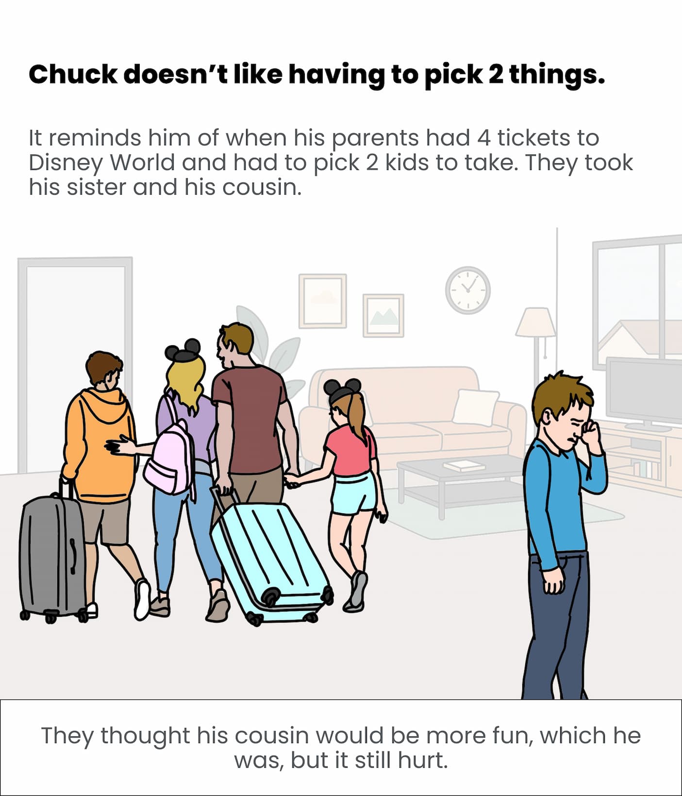 Chuck's Family Picked 2 Others