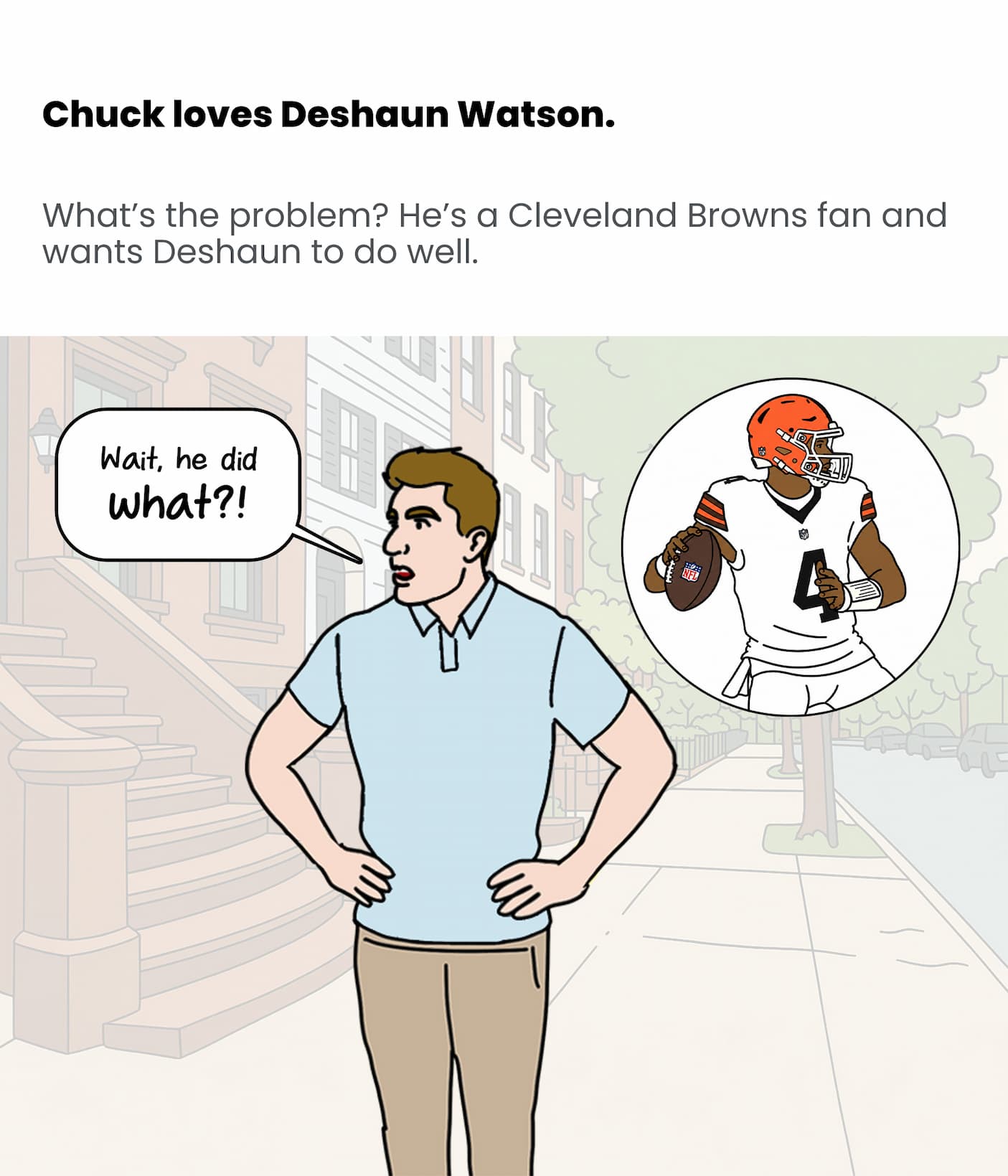 Chuck loves Deshaun Watson